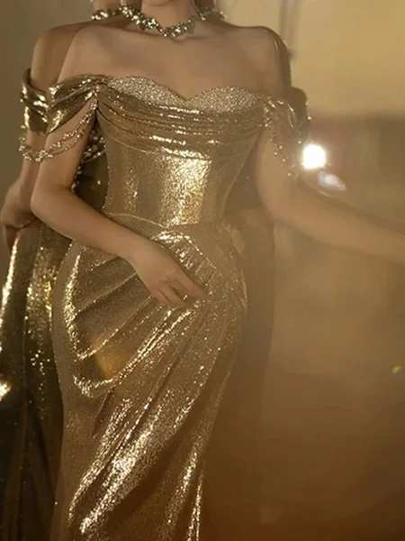 Sheath Off-the-Shoulder...