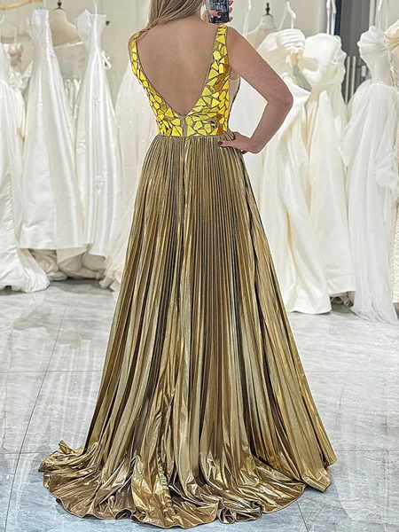 A-line Silk Like Satin...