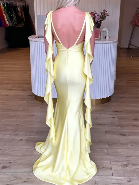 Sheath Spaghetti Straps...