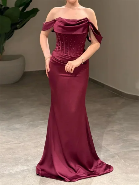 Sheath Off-the-Shoulder...