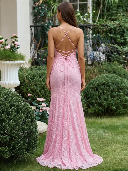 Sheath Spaghetti Straps...