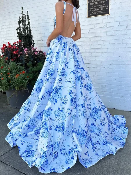 A-line Square Rhinestone...