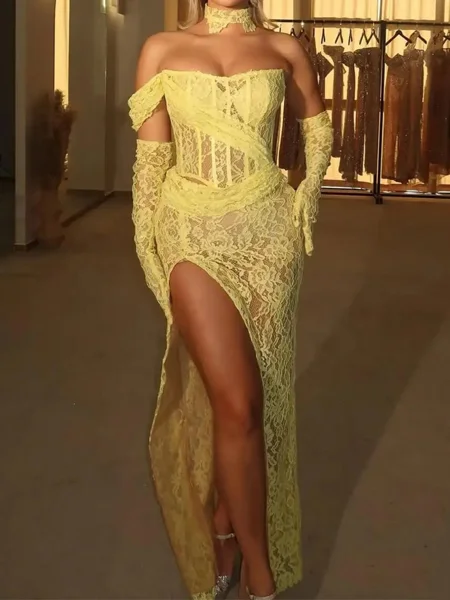 Sheath Off-the-Shoulder...