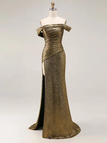 Sheath Off-the-Shoulder...