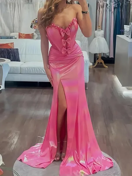 Sheath Sweetheart Bow Court...