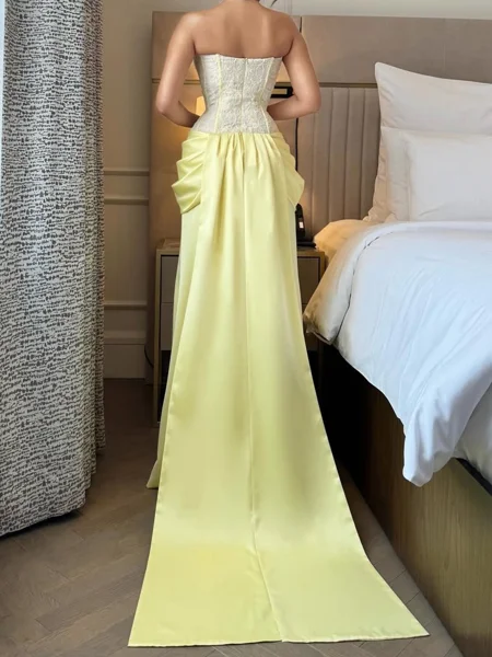 Sheath Sweetheart Pleated...