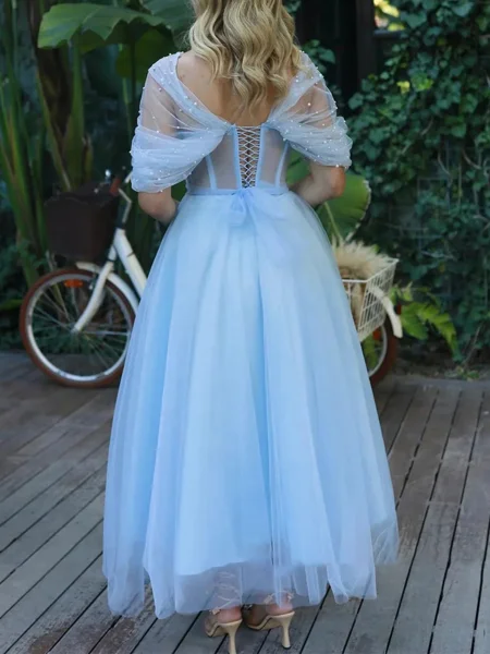 A-line Off-the-Shoulder...