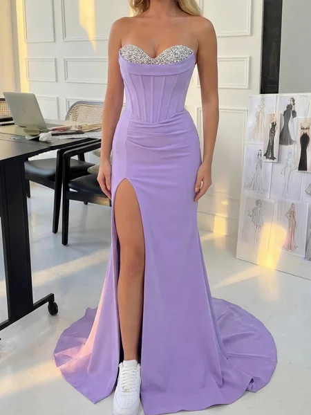 Sheath Sweetheart Beading...