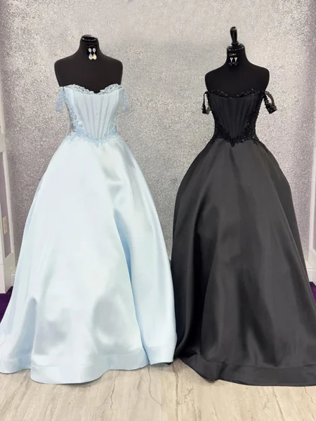 A-line Off-the-Shoulder...