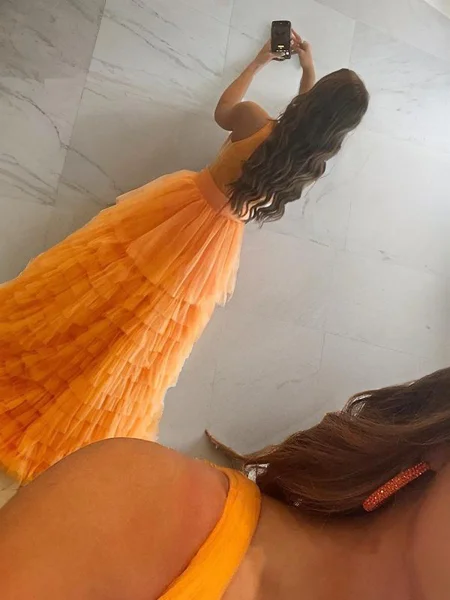 A-Line/Princess V-neck...