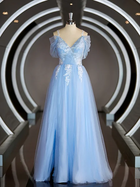 A-Line/Princess V-neck...