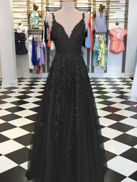 A-Line/Princess V-neck...