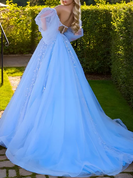Ball Gown Sweetheart Long...