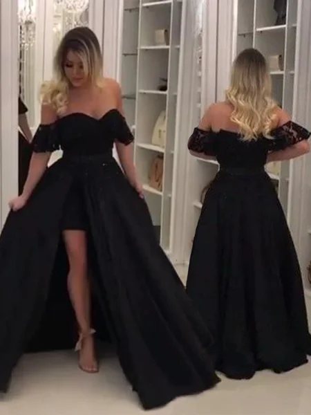 Ball Gown Off-the-Shoulder...