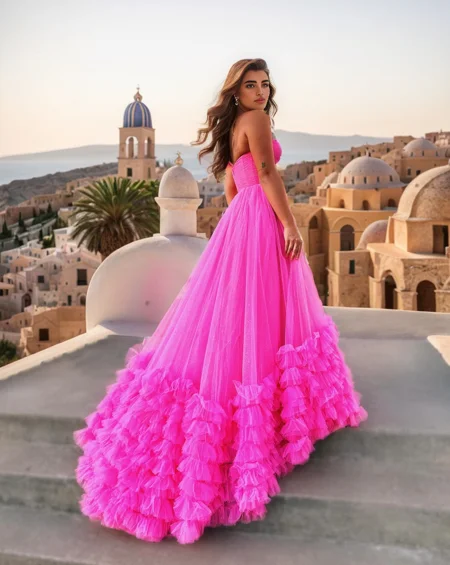 A-line Sweetheart Layers...