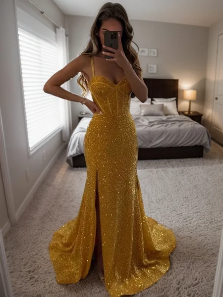 Sheath/Column Sequins...