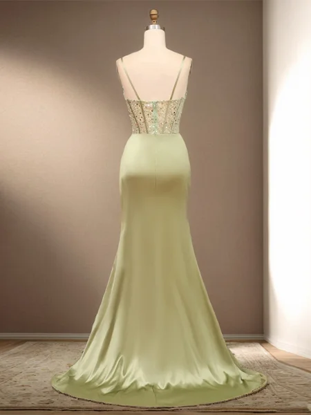 Sheath Spaghetti Straps...