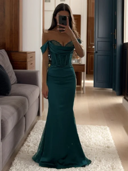 Sheath Off-the-Shoulder...