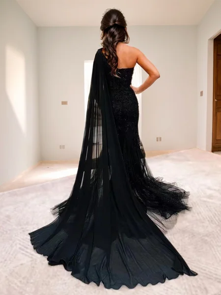 Sheath One-Shoulder...