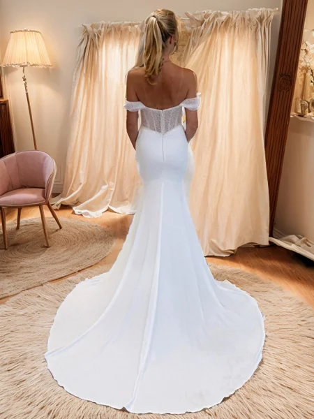 Sheath Off-the-Shoulder...