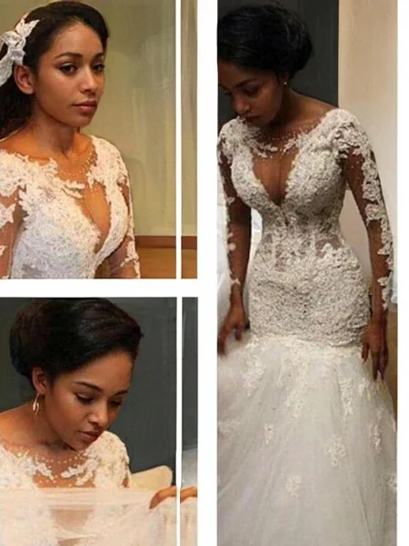 Trumpet/Mermaid V-neck...