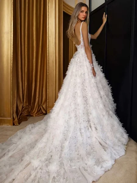 A-line Square Flower...