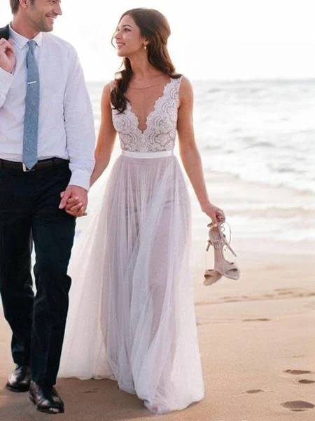 A-Line/Princess Scoop Sweep...