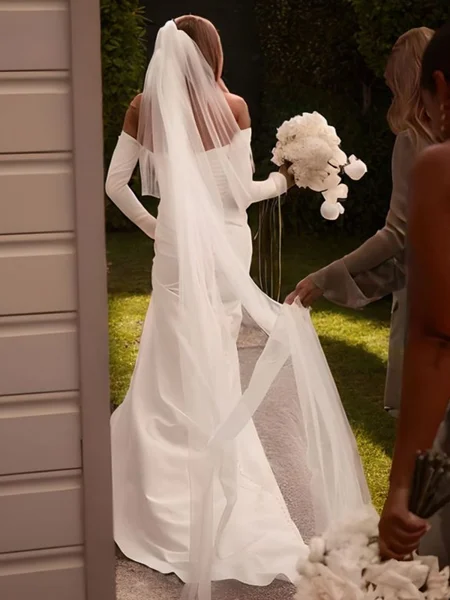 Sheath Off-the-Shoulder...