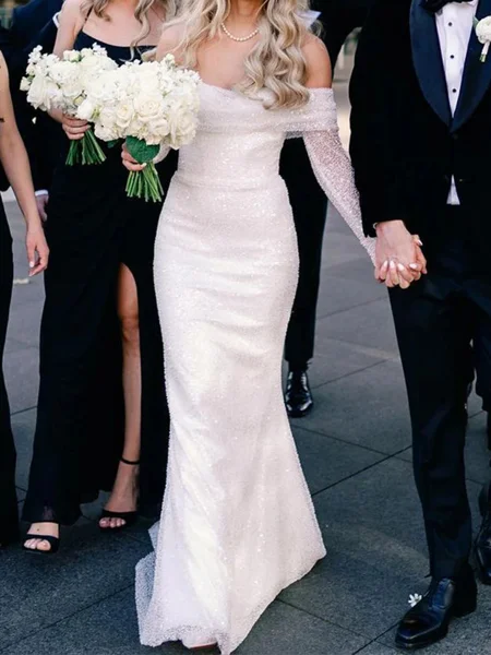 Sheath Off-the-Shoulder...