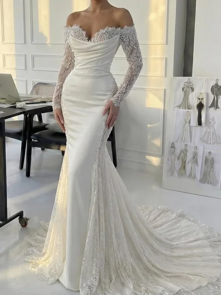 Mermaid Off-the-Shoulder...