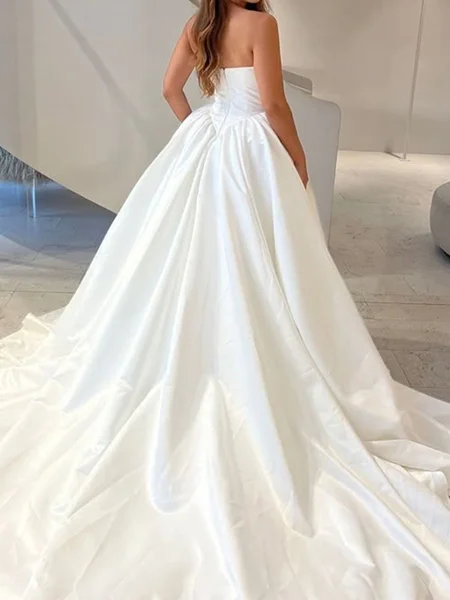 A-line Straight Pleated...