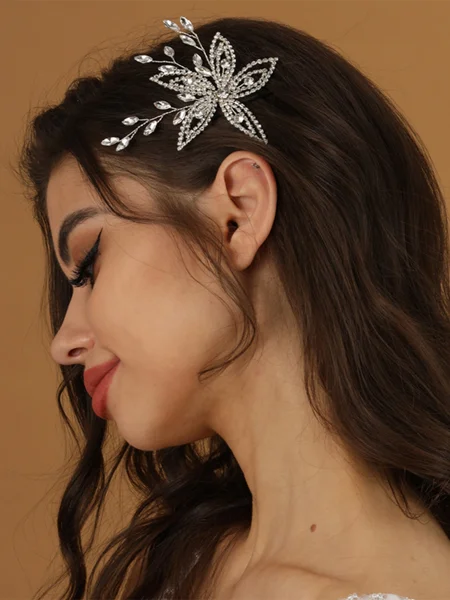 Blooming Rhinestone Headpieces
