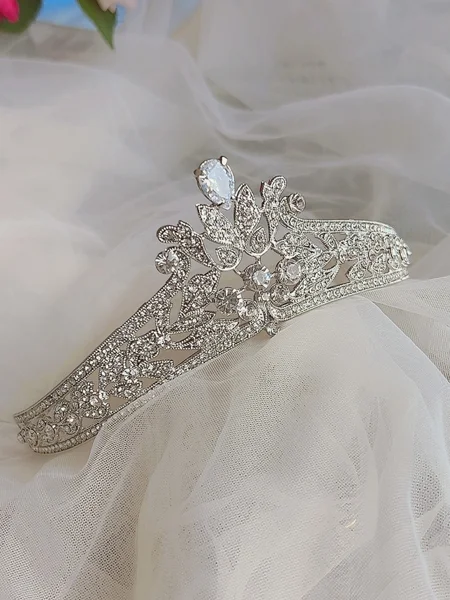 Luxurious Alloy Rhinestone...