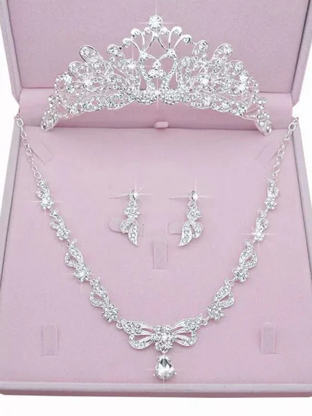 Attractive Alloy With Rhinestone Jewelry Sets For Women