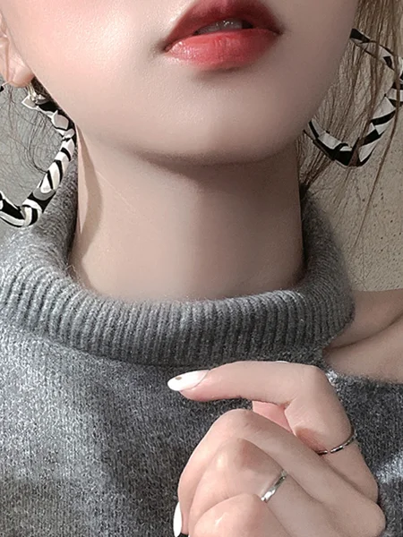 Stylish Leather Earrings