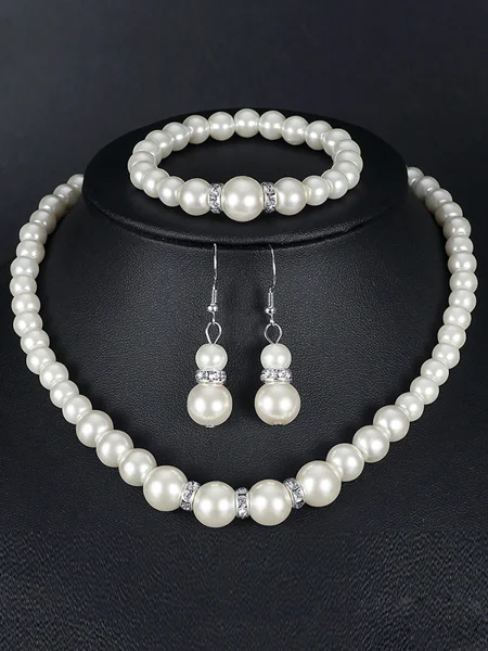 Luxurious Alloy With Rhinestone Jewelry Set