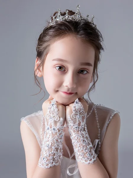 Chic Lace With Rhinestone...