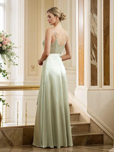 A-Line/Princess Silk like...