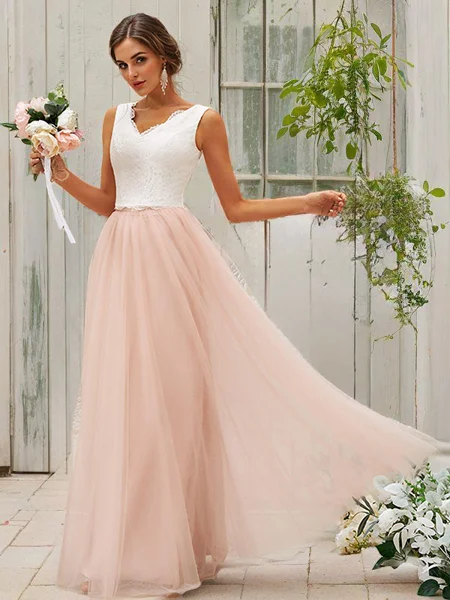 A-Line/Princess Tulle Lace...