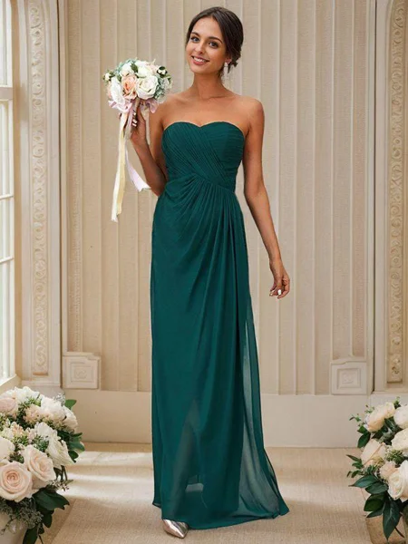 A-Line/Princess Chiffon...