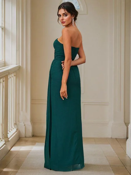 A-Line/Princess Chiffon...