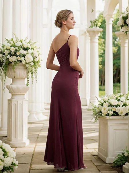 Sheath/Column Chiffon...