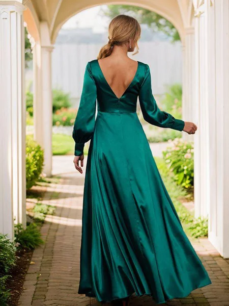 A-line/Princess Silk Like...