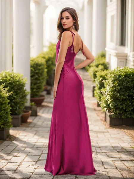 Sheath/Column Silk Like...