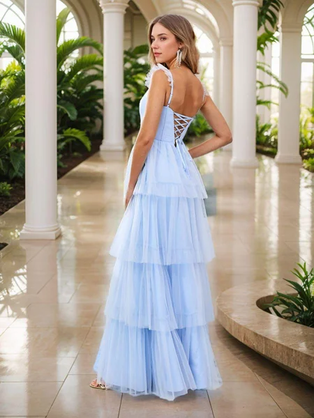 A-line/Princess Tulle...