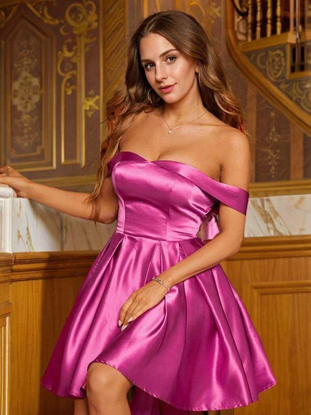 A-Line/Princess Satin...