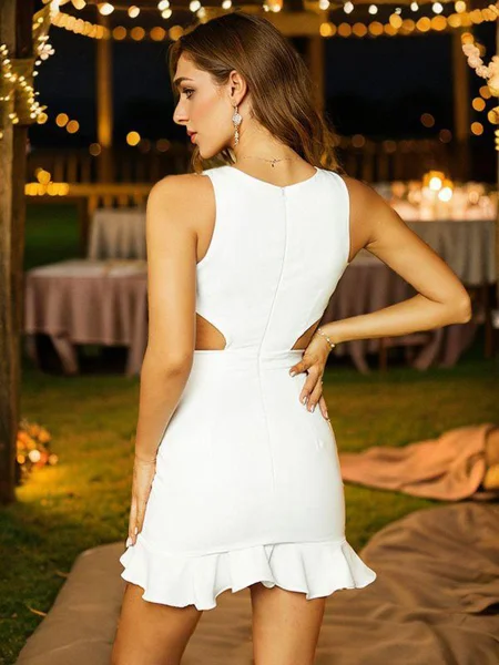 Sheath/Column Stretch Crepe...