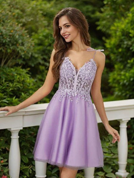 A-Line/Princess Tulle...