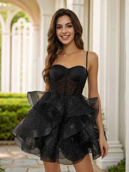 A-Line/Princess Tulle...