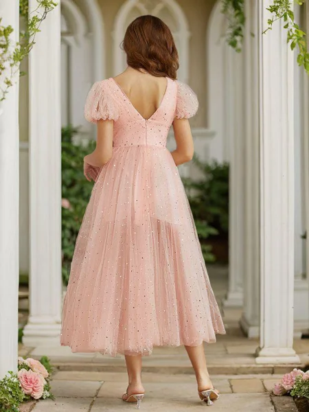 A-Line/Princess Tulle...